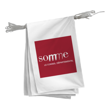 Guirlande du Conseil Départemental de la Somme - 10x15 cm