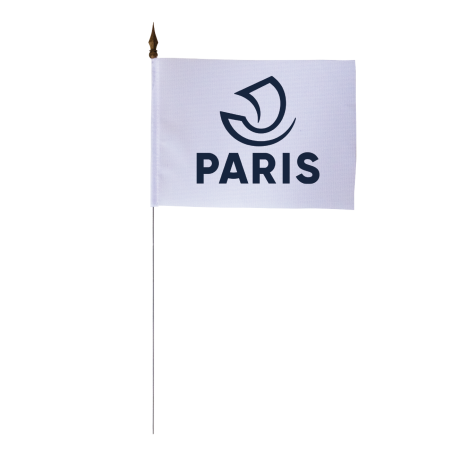 Drapeau de table du Conseil Départemental de Paris 10x15 cm