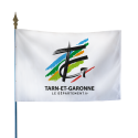 Drapeau du Conseil Départemental du Tarn-et-Garonnne