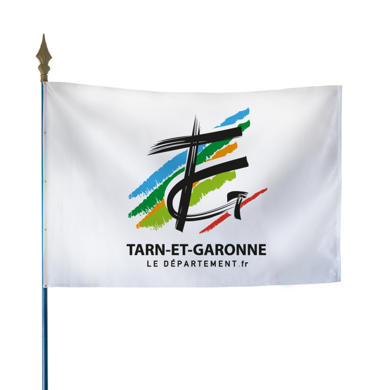 Drapeau du Conseil Départemental du Tarn-et-Garonnne