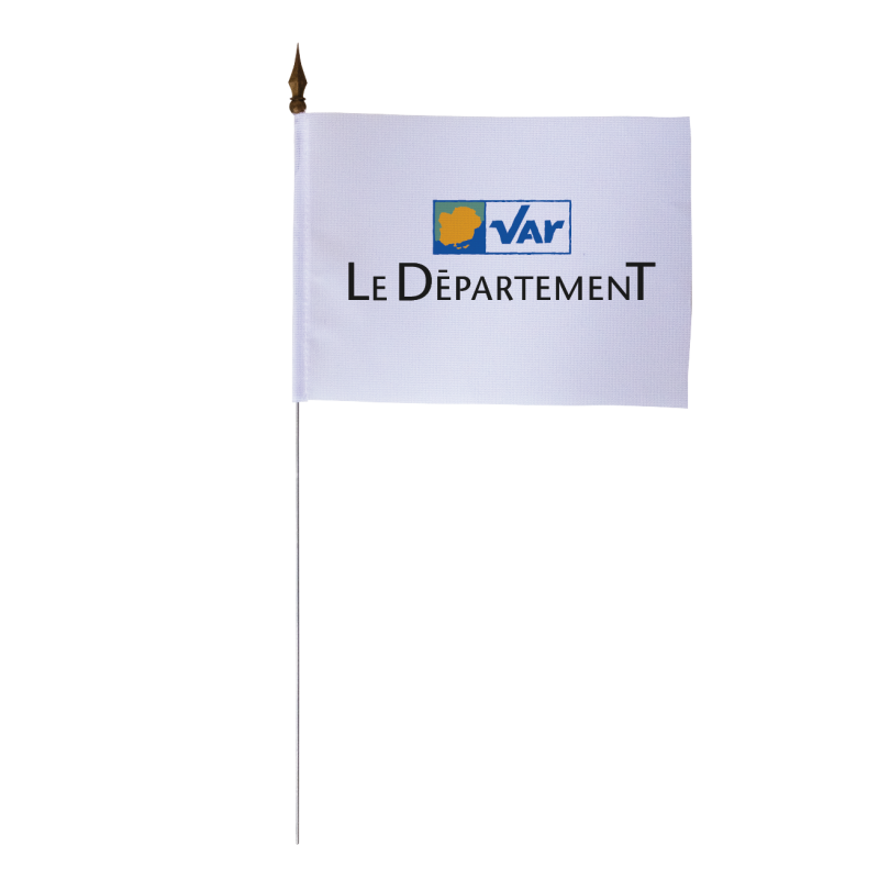 Drapeau de table du Conseil Départemental du Var 10x15 cm 