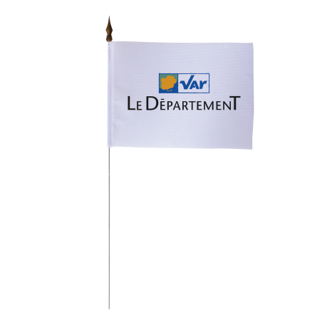 Drapeau de table du Conseil Départemental du Var 10x15 cm 