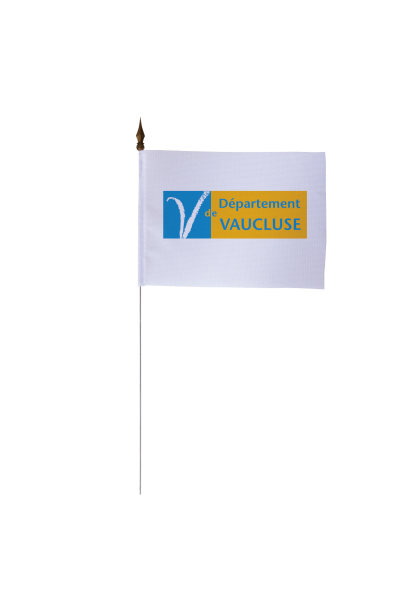 Drapeau de table du Conseil Départemental du Vaucluse 10x15 cm 
