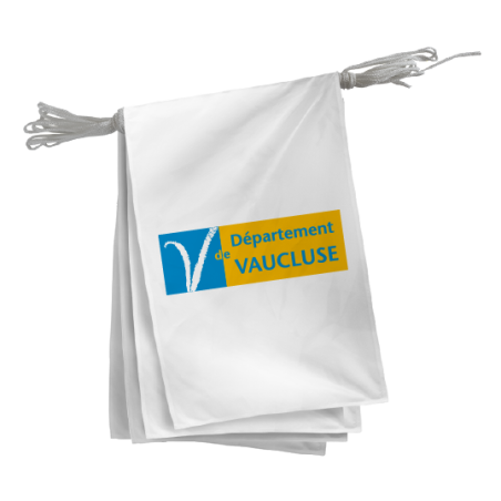 Guirlande du Conseil Départemental du Vaucluse - 10x15 cm