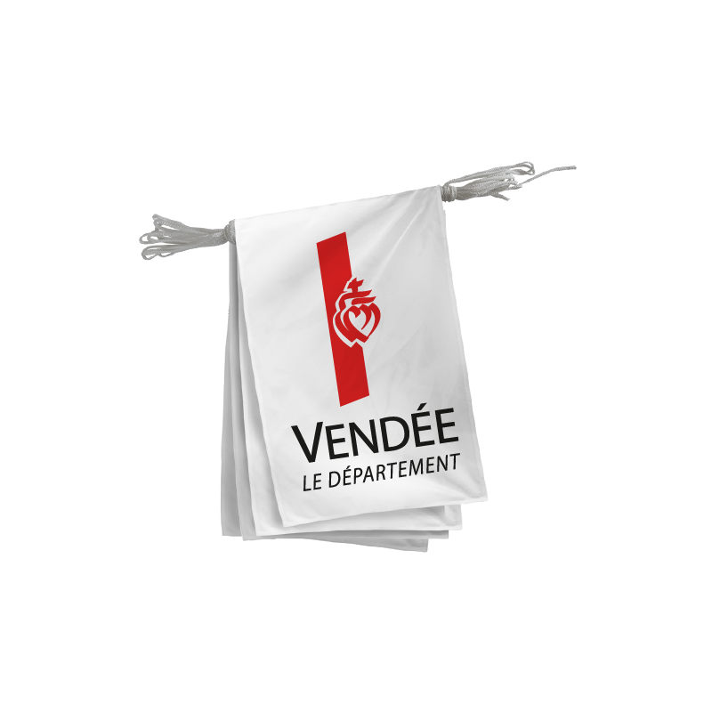 Guirlande du Conseil Départemental de la Vendée - 10x15 cm 