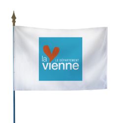 Drapeau du Conseil Départemental de la Vienne