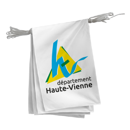 Guirlande du Conseil Départemental de la Haute-Vienne 