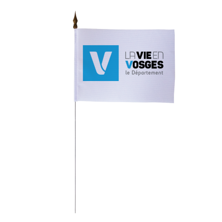 Drapeau de table du Conseil Départemental des Vosges 10x15 cm 