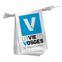 Guirlande du Conseil Départemental des Vosges- 10x15 cm