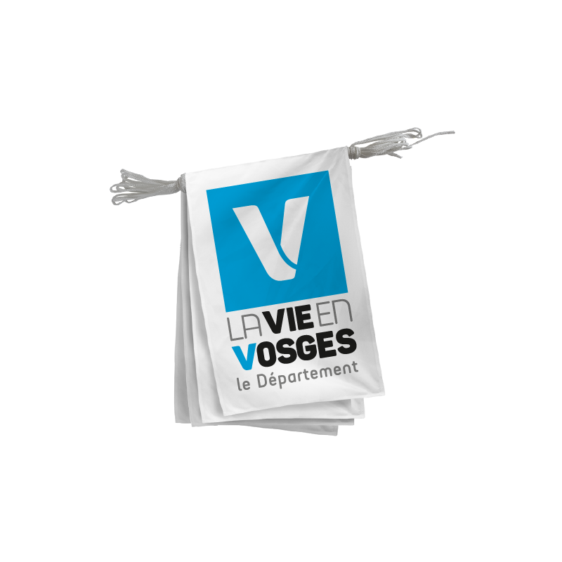 Guirlande du Conseil Départemental des Vosges- 10x15 cm