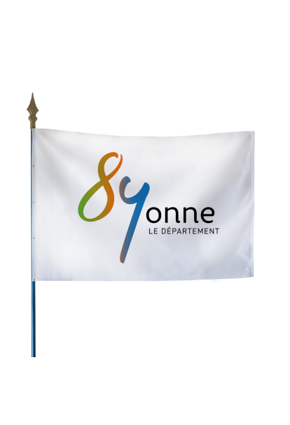 Drapeau du Conseil Départemental de l'Yonne