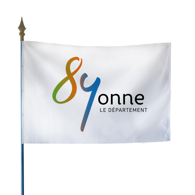 Drapeau du Conseil Départemental de l'Yonne