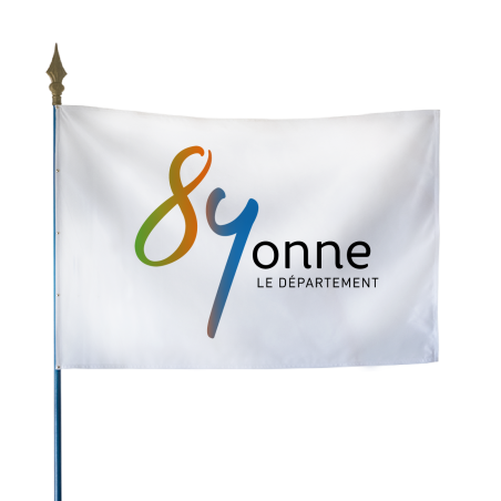 Drapeau du Conseil Départemental de l'Yonne