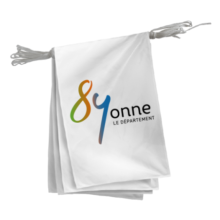 Guirlande du Conseil Départemental de l'Yonne 