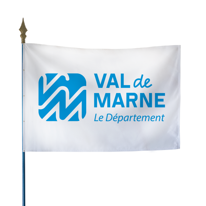 Drapeau du Conseil Départemental du Val de Marne 