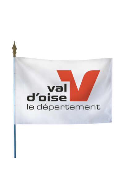 Drapeau du Conseil Départemental du Val d'Oise