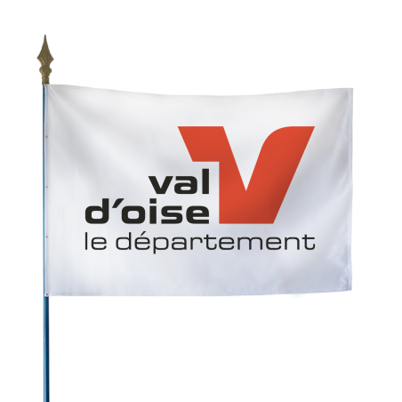 Drapeau du Conseil Départemental du Val d'Oise