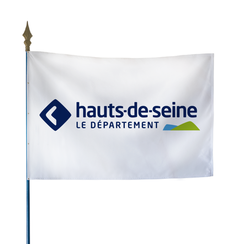Drapeau du Conseil Départemental des Hauts-de-Seine