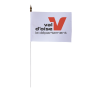 Drapeau de table du Conseil Départemental du Val d'Oise 10x15 cm 