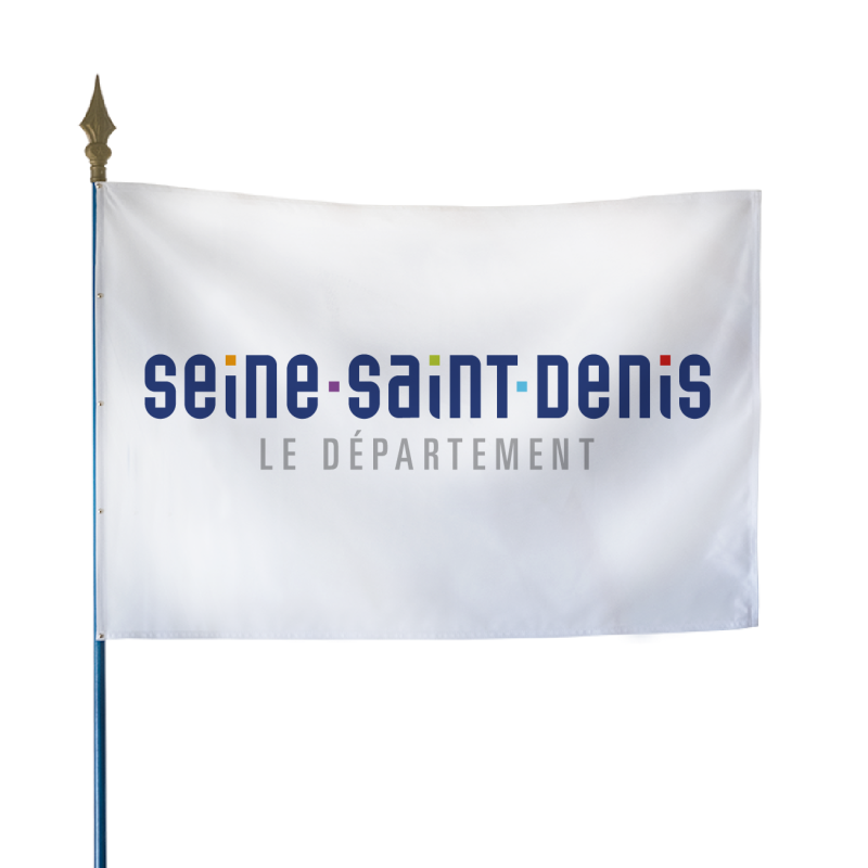 Drapeau du Conseil Départemental de la Seine-Saint-Denis