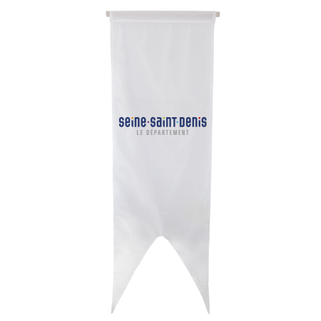 Oriflamme du Conseil Départemental de la Seine-Saint-Denis