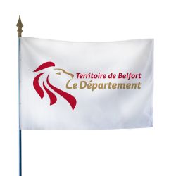 Drapeau du Conseil Départemental du Territoire-de-Belfort