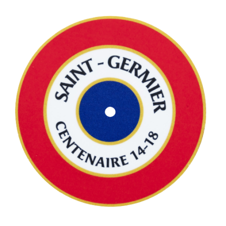 Cocarde murale pour monument funéraire