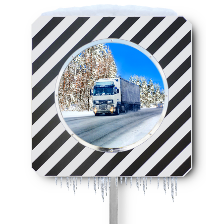 Miroir routier conforme - ANTIGIVRE Garantie 10 ans