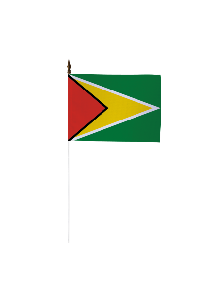 Drapeau de table du Guyana 10x15 cm