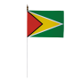 Drapeau de table du Guyana 10x15 cm