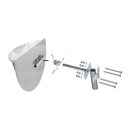 Miroir multi-usages panoramique vision à 180°