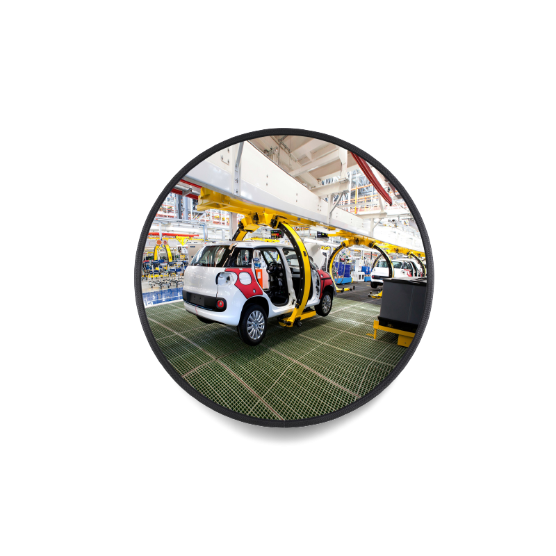 Miroir multi-usages pour l'intérieur - Diamètre 800 mm - Garantie 3 ans