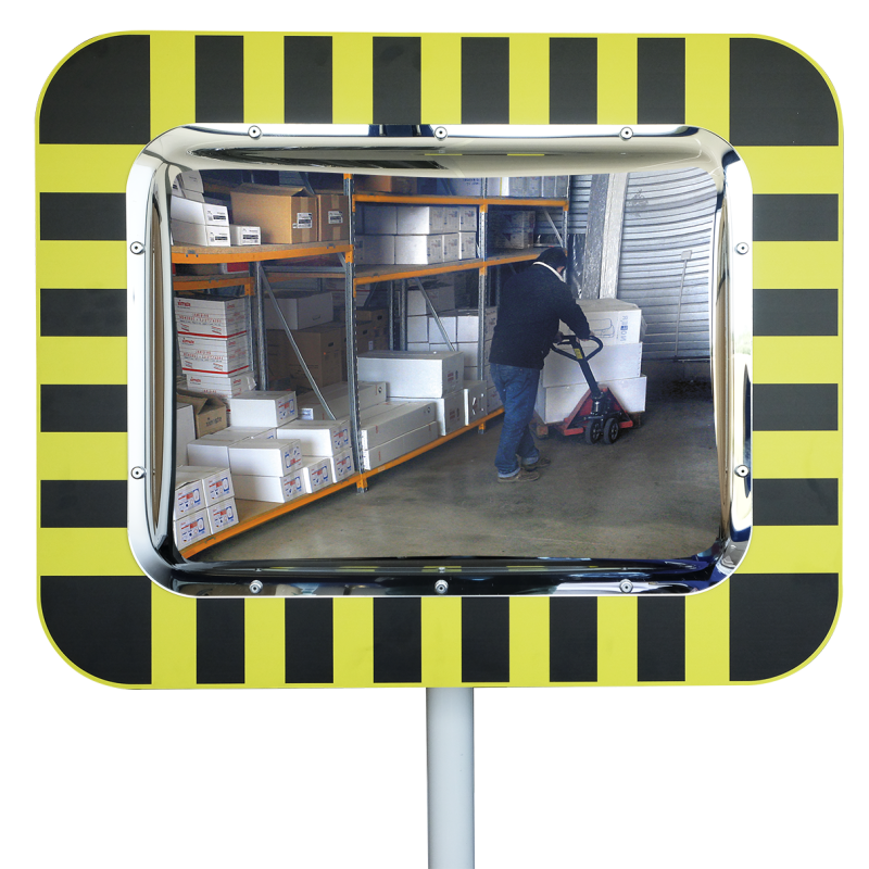 Miroir pour les entrepôts et la logistique - 600 x 800 mm - Garantie 3 ans