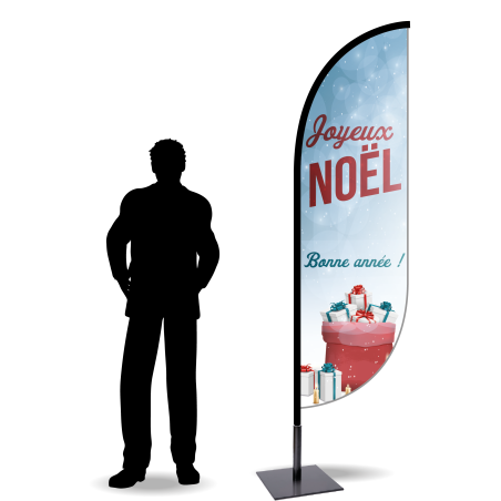 Lot Voile + Mât + Pied platine Noël