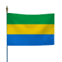 Drapeau Gabon