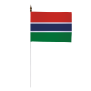 Drapeau de table de la Gambie 10 x 15 cm