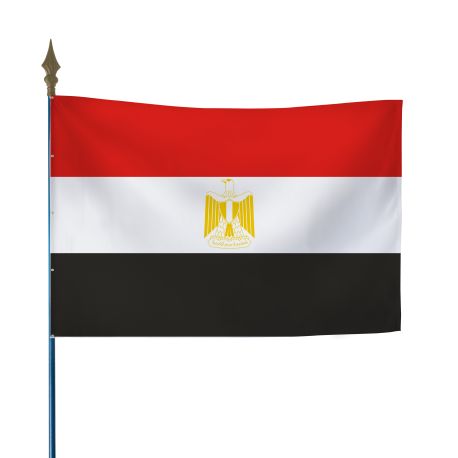 Drapeau Egypte - Drapeau Egyptien - Pays du Monde