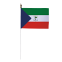 Drapeau de table de la Guinée Equatoriale 10x15 cm