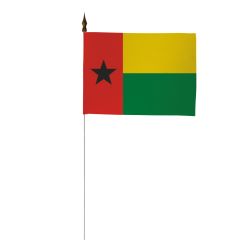 Drapeau de table de la Guinée-Bissau 10 x 15 cm