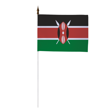 Drapeau de table du Kenya 10 x 15 cm