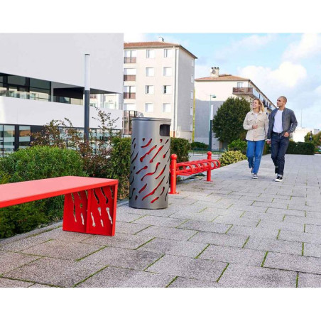 Corbeille Venise 80 Litres couvercle rehaussé