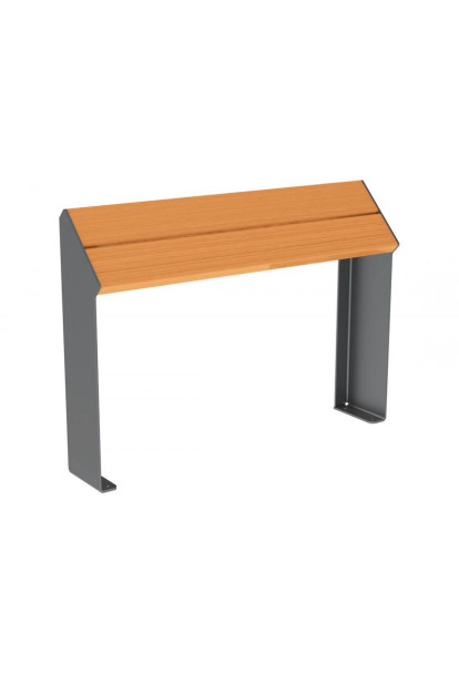 Assis-debout KUB en acier et bois