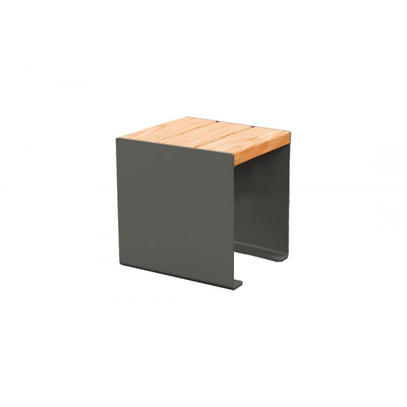 Banquette acier et bois KUB