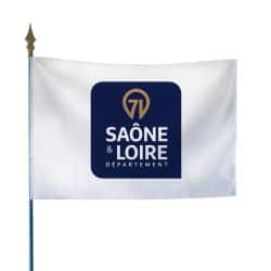Drapeau du Conseil Départemental de Saône-et-Loire