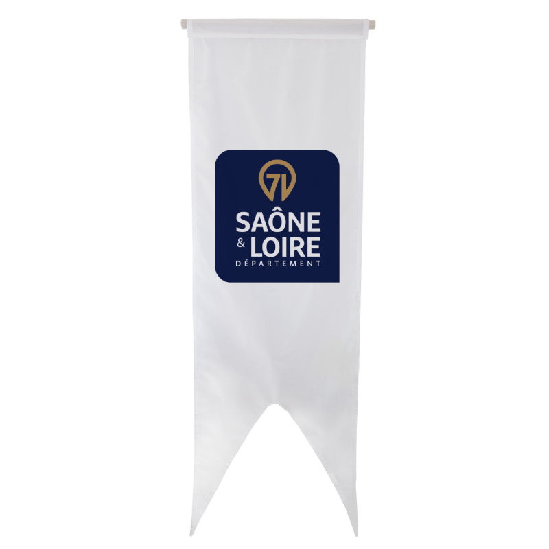 Oriflamme du Conseil Départemental de Saône-et-Loire 