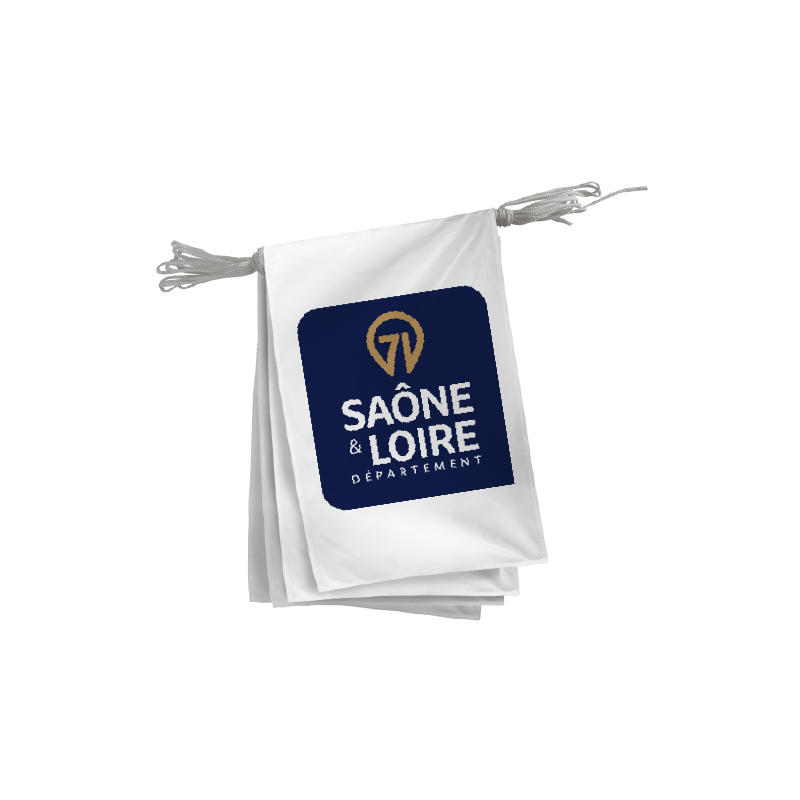 Guirlande du Conseil Départemental de Saône-et-Loire