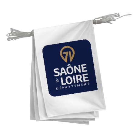 Guirlande du Conseil Départemental de Saône-et-Loire
