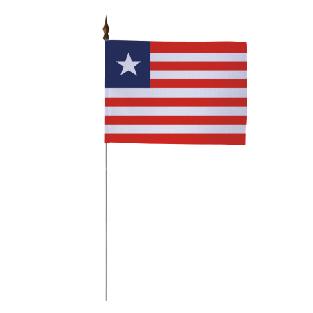 Drapeau de table du Liberia 10 x 15 cm