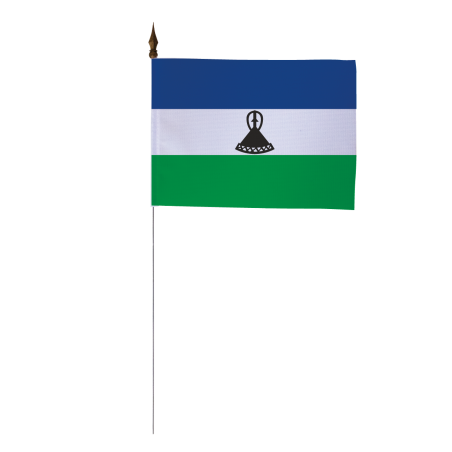 Drapeau de table du Lesotho 10 x 15 cm
