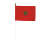Drapeau de table du Maroc 10 x 15 cm